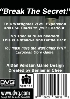 Warfighter WWII - Expansion 54 - Enigma Machine
