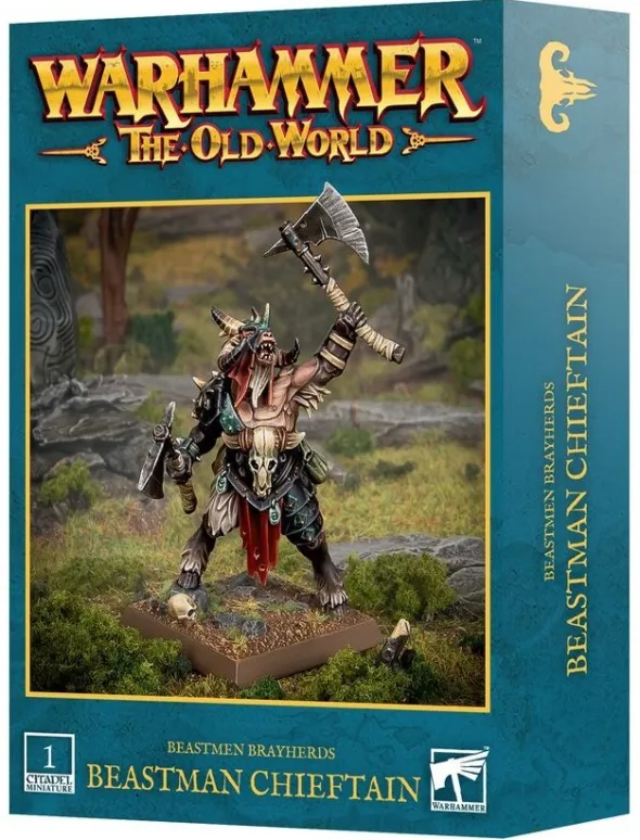 Warhammer - The Old World : Braillehardes Hommes-bêtes - Chef Homme-bête