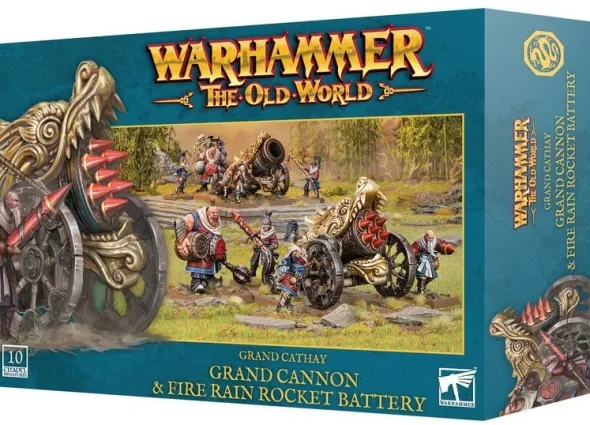 Warhammer - The Old World : Grand Cathay - Grand Canon et Batterie de Fusées Pluie de Feu