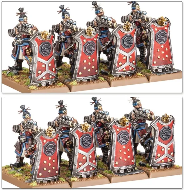 Warhammer - The Old World : Grand Cathay - Fusiliers Grêle de Fer & Équipes de Canon Grue