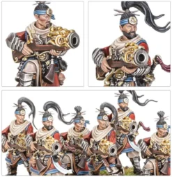 Warhammer - The Old World : Grand Cathay - Fusiliers Grêle de Fer & Équipes de Canon Grue