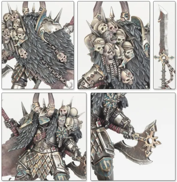 Warhammer - The Old World : Guerriers du Chaos - Seigneur/Sorcier sur Dragon du Chaos