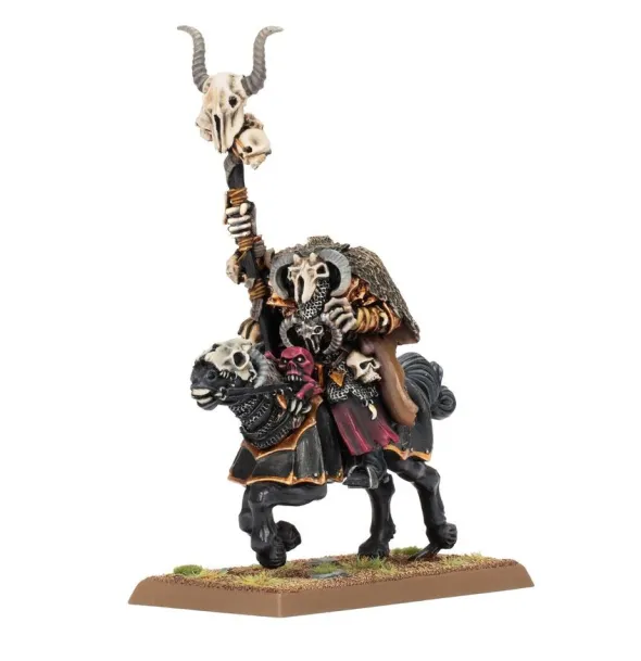 Warhammer - The Old World : Guerriers du Chaos - Sorcier du Chaos sur Destrier du Chaos