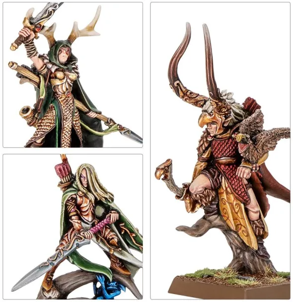 Warhammer - The Old World : Royaume des Elfes Sylvains - Nobles Elfes Sylvains