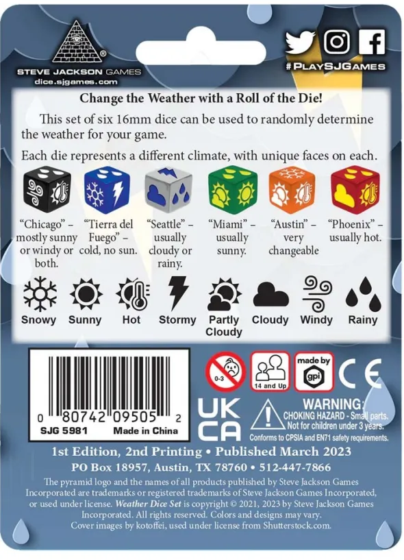 Weather Dice