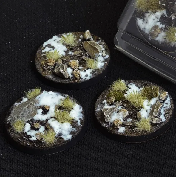 Winter Bases, Round 50mm (x3)