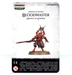 W40K / Age of Sigmar : Chaos Deamons - Khorne - Bloodmaster Herald of Khorne
