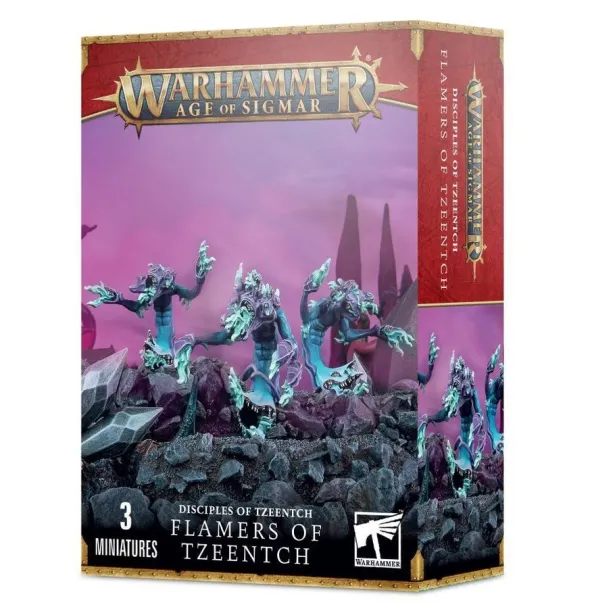 W40K / Age of Sigmar : Chaos Deamon - Tzeentch - Flamers