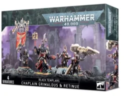 W40K : Black Templars - Chaplain Grimaldus & Retinue