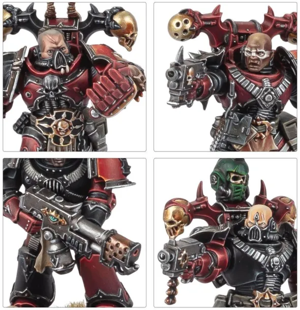 W40K : Combat Patrol - Space Marines du Chaos : Red Corsairs