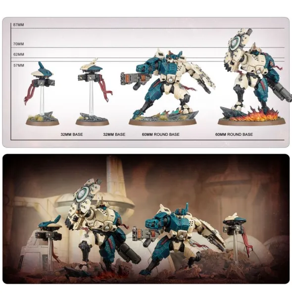 W40k - Empire T'au - Les Lances Jumelles