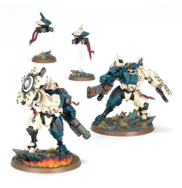 W40k - Empire T'au - Les Lances Jumelles