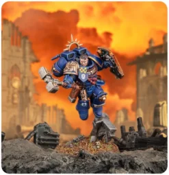 W40K : Space Marines - Capitaine avec Réacteur Dorsal et Bouclier Relique