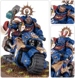 W40K : Space Marines - Capitaine à Moto