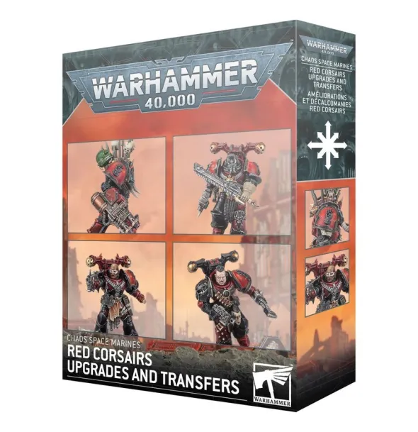 W40k : Space Marines du Chaos - Améliorations et Décalcos Red Corsairs