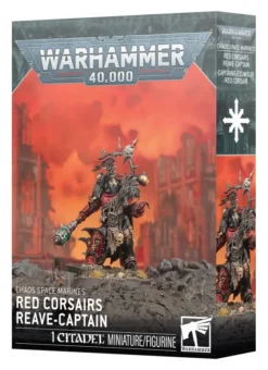 W40k - Space Marines du Chaos - Capitaine-écumeur Red Corsair