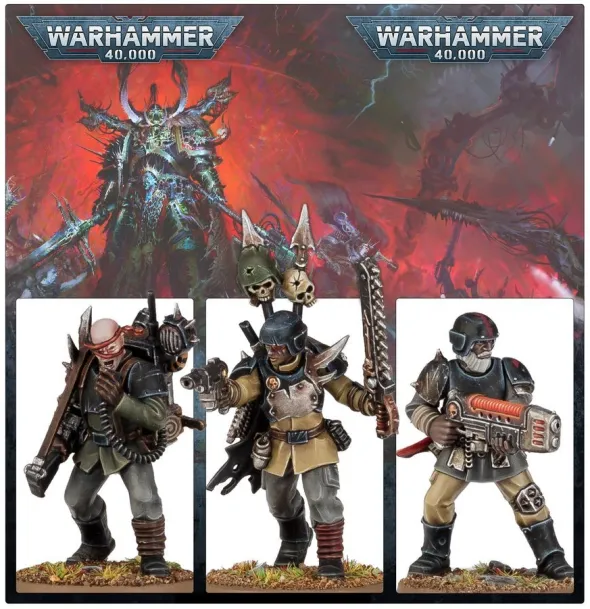 W40k : Space Marines du Chaos - Escouade de Gardes Renégats