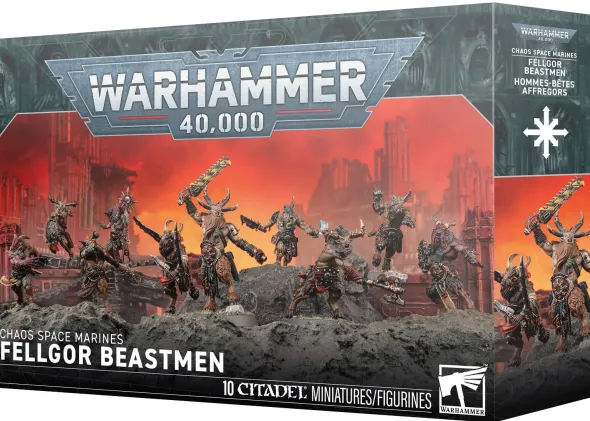 W40K - Space Marines du Chaos : Hommes-bêtes Affregors