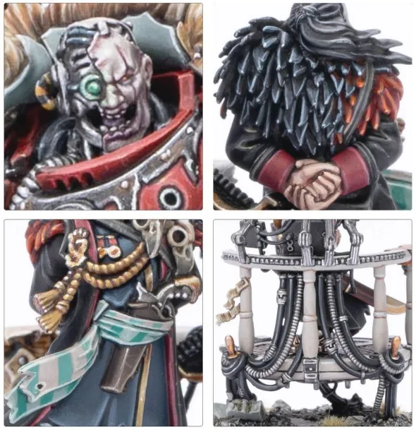 W40K - Space Marines du Chaos - Huron Blackheart et les Maîtres du Maelström