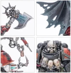 W40K - Space Marines du Chaos - Huron Blackheart et les Maîtres du Maelström