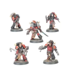 W40k : Space Marines du Chaos - Pillards Red Corsairs