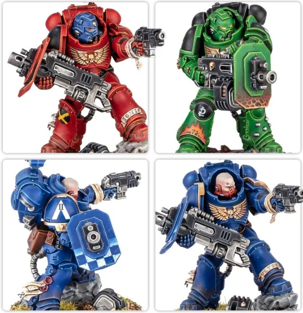 W40K : Space Marines - Escouade Eradicator Avec Bolters Lourds
