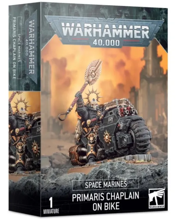 W40K : Space Marines - Primaris Chaplain on Bike