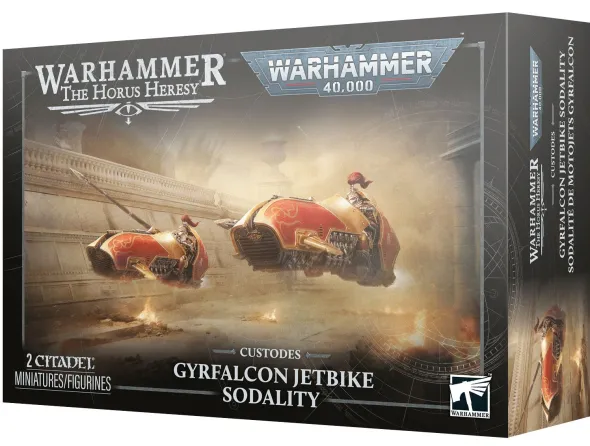 W40K / The Horus Heresy : Custodes - Sodalité de Motojets Gyrfalcon