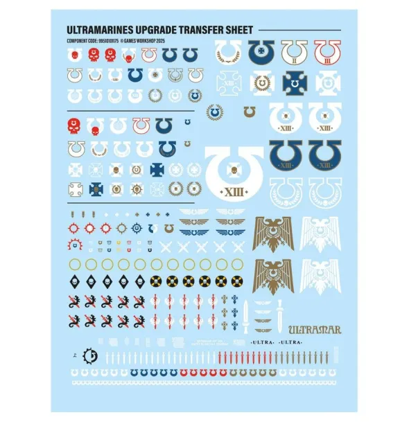 W40K : Ultramarines - Améliorations et Décalcos