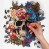 Wooden Jigsaw Puzzle - Skull