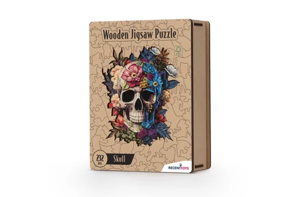 Wooden Jigsaw Puzzle - Skull