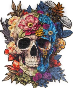 Wooden Jigsaw Puzzle - Skull