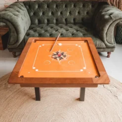Woodestic Carrom Set (Hêtre vapeur - Noyer)