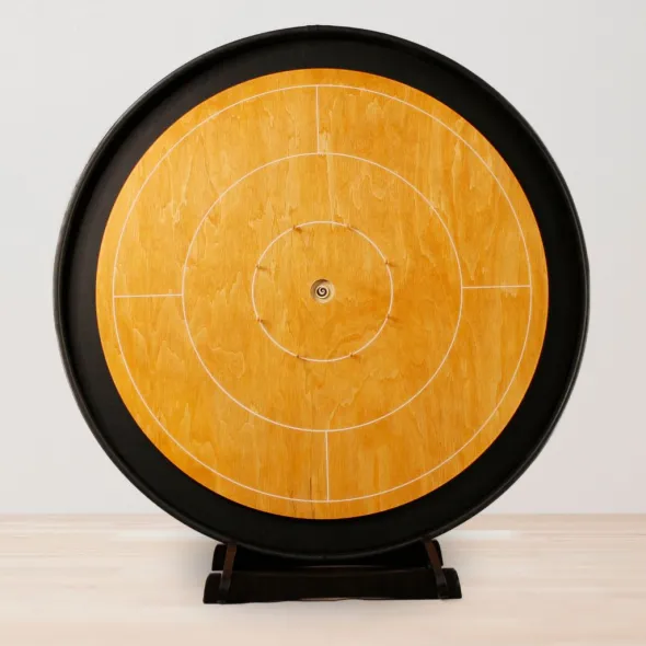 Woodestic Crokinole Tournament Set (Hêtre vapeur - Ébène)