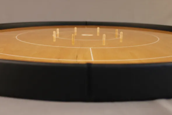 Woodestic Crokinole Tournament Set (Hêtre vapeur - Ébène)
