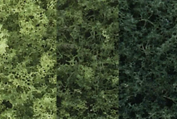 Woodland Scenics - Light, Medium and Dark Green : 8-12 cm