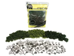 Woodland Scenics - Light, Medium and Dark Green : 8-12 cm