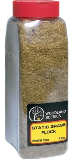 Woodland Scenics - Woodland Scenics - Herbe Statique en Shaker - Harvest Gold