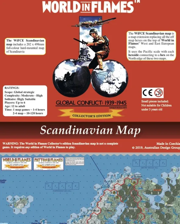 World in Flames Collector's Edition - Scandinavian Map