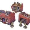 WW2 Ostfront Stalingrad - Small House with Garage