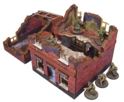 WW2 Ostfront Stalingrad - Small House with Garage