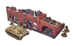 WW2 Ostfront Stalingrad - Small House with Garage