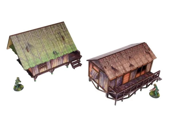 WW2 - Pacific Jungle Huts