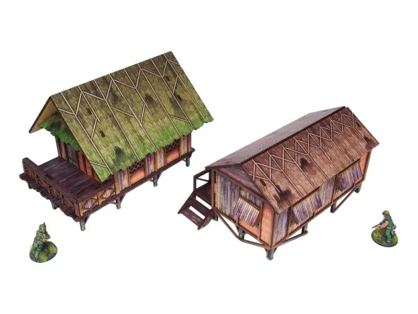 WW2 - Pacific Jungle Huts