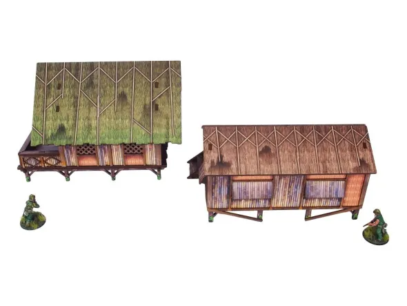WW2 - Pacific Jungle Huts