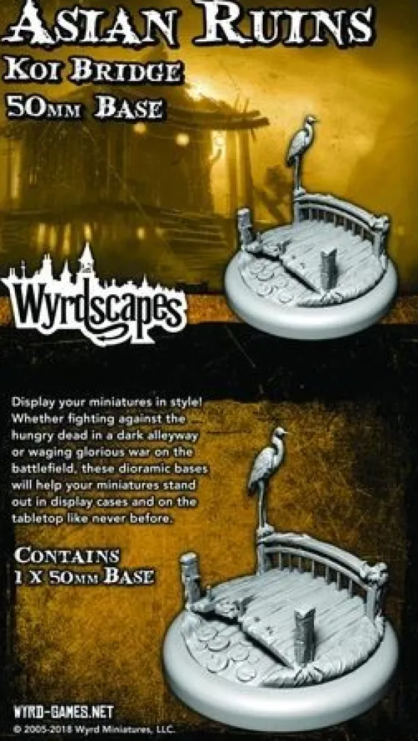 Wyrdscape Bases - Asian Koi Bridge 50mm