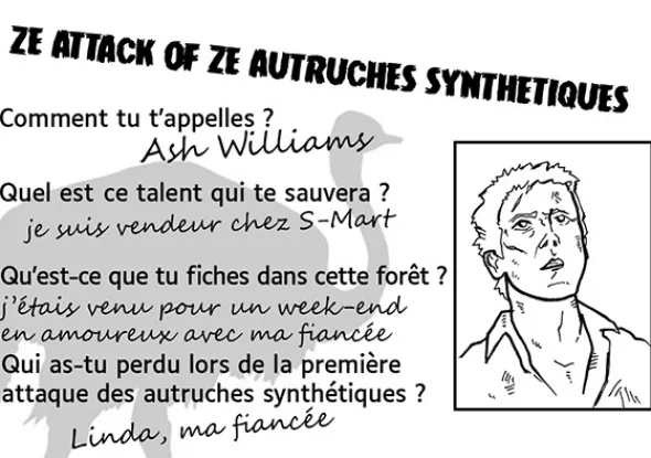 Ze Attack of Ze Autruches Synthétiques