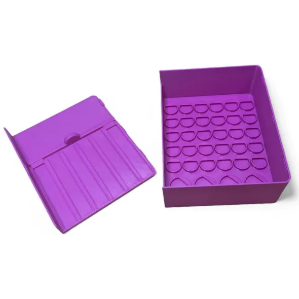 Zombicide Army of the Dead - Boite rangement Zombies Fuchsia compatible